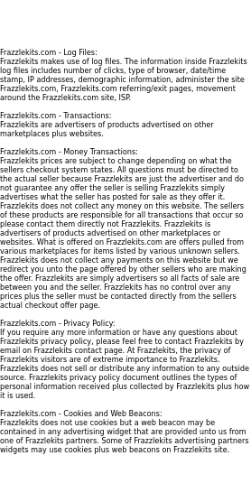 frazzlekits privacy