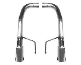 Cbap11 Accelatec Race Axle-back Exhaust Kit With 4 Inch Polished Tips Mustang Gt 15-17/ 24-26
