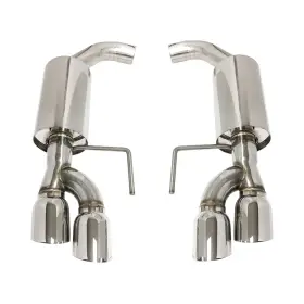 Cbap12 Accelatec 2-1/2 Inch Axle-back Exhaust With Quad Tips Mustang Gt No Active 18-26