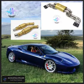 Ferrari360aaes Acoustiq Atelier Exhaust Systems Ss Ferrari 360 Modena / Spider System