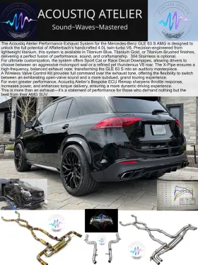Gle63s Acoustiq Atelier Systems Aa Gle63 Dpss Mercedes Benz Amg Exhaust Front Pipes