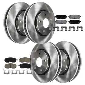 10ae1100056 Aeflox Front 293mm And Rear Brake Rotors Ceramic Pads For Brz 2013-2016