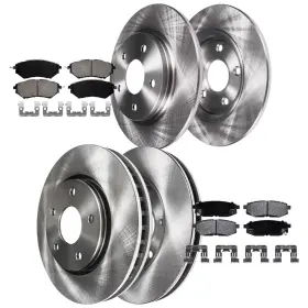 10ae1100058 Aeflox Front And Rear Brake Rotors Ceramic Pads For Legacy Outback 2010-2014
