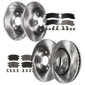 10ae1200428 Aeflox Front And Rear Brake Rotors Ceramic Pads For Lexus Rx300 3.0l 2002-2003