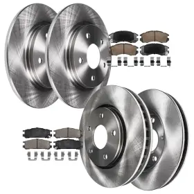 10ae2300114 Aeflox 277mm Front And 266mm Rear Brake Rotor Ceramic Pad For Legacy 1990-1996