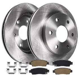 4ae1200240daz Aeflox Rear Disc Rotors Ceramic Brake Pads For Buick Chevy Gmc Saturn 2007-2017