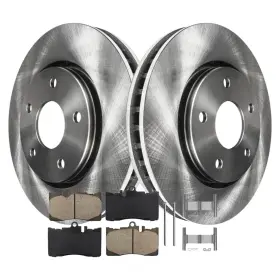 4ae2500877 Aeflox Aeflox- Front Rotors Ceramic Brake Pads For Lexus Ls430 2001-2006