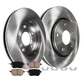 4ae3300076 Aeflox Front Disc Brake Rotors And Pads For Altima Nissan Murano 2006-2007