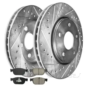 4ae471075 Aeflox Front Drilled Rotors Brake Pads Kit For Volvo C40 S60 S90 V60 V90 Xc40 Xc60 Xc90