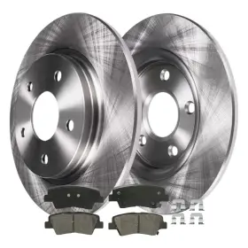 6ae1200657 Aeflox Rear Disc Brake Rotors Ceramic Pads For Kia Soul 2010-2013