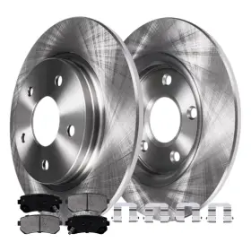 6ae2300146v1 Aeflox Rear Disc Rotors Brake Pads With Hardwares For Elantra Tucson Sportage 2009-2016