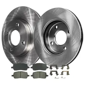6ae44103 Aeflox 256mm - Front Rotors Brake Pads Kit For Cobalt G5 Pursuit Ion 2003-2007