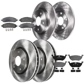 8ae1200337 Aeflox 303mm Front And 302mm Rear Disc Rotors Brake Pads For Escape Tribute Mariner