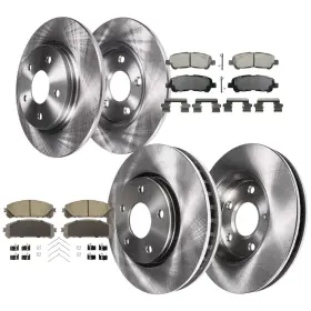 8ae4200024 Aeflox Front And Rear Brake Rotors Ceramic Pads For Toyota Highlander 2008-2014
