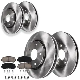 Ae-10ae2100083 Aeflox Front And Rear Disc Brake Rotors Pads For 2014 2015 2016 2017 Nissan Rogue