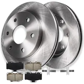 Ae-31165 Aeflox 11.69ftft Front Brake Rotors Ceramic Pads For Toyota 4runner Tacoma 6 Lug