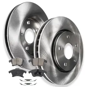 Ae-6ae1200711 Aeflox 316mm Front Disc Rotors Ceramic Brake Pads For 2013-2016 Ford Fusion Lincoln Mkz