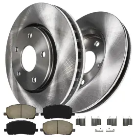 Ae-6ae1200819 Aeflox For 2001 - 2005 2006 2007 Toyota Highlander Front Brake Rotors Ceramic Pads