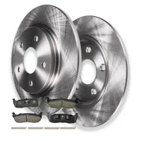 Ae-6ae1500413 Aeflox Rear Disc Brake Rotors And Ceramic Pads For Ford F-150 Expedition Navigator