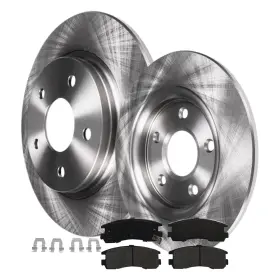 Ae-6ae1900047v3 Aeflox Rear Brake Rotor And Ceramic Pad For 1992 - 2001 2005 Park Avenue Aurora Regency