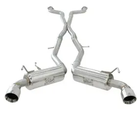 49-36107 Afe Takeda 2.5inch Ss Exht Cat-back For 09-13 Nissan 370z V6 3.7l Polished Tips