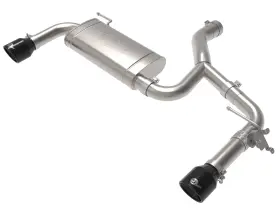 49-36349-b Afe - Mach Force Xp 304 Ss Axle-back Exhaust System With Split Rear