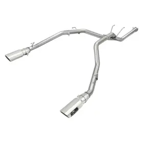 49-42041-p Afe For Ram 1500 14-18 Exhaust System Large Bore Hd 409 Ss Dpf-back W