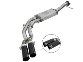 49-43078-b Afe Fits Rebel Series Exht 3in Ss Middle Side Exit Cb With Black Tips 11-14 Ford