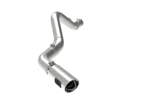 Afe49-44125-p Afe Large Bore-hd 5 In 409 Ss Dpf-back Exhaust System With Polished Tip 20-23 Gm