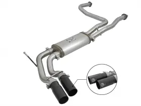 49-46124-b Afe Filters Rebel Series Exhaust System