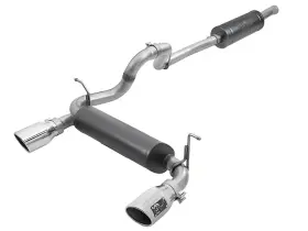 49-38066-p Afe Power - Cat Back Stainless 2-1/2in Dual Out Polished Tip