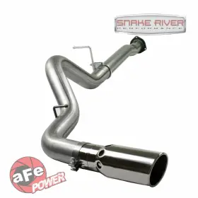 49-44004 Afe Power 4 Inch Dpf-back Exhaust For 07-10 Sierra Silverado 2500 3500 Hd 6.6l With 5 Tip