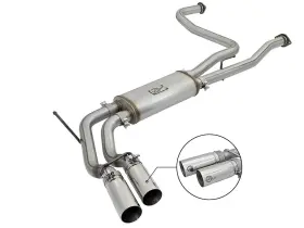 Afe Power 49-46124-p-av Exhaust System Kit For 2009-2012 Nissan Titan 5.6l V8 Flex Dohc