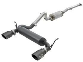 49-48062-b Afe Power 49 48062 B Rebel Series 2 5in 409 Stainless Steel Cat Back