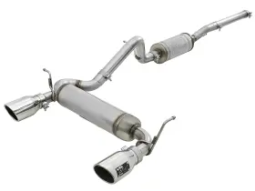 49-48062-p Afe Power 49 48062 P Rebel Series 2 5in 409 Stainless Steel Cat Back
