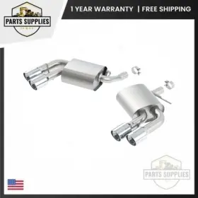 11927 Aftermarket Axle-back Exhaust System Polished For Chevrolet Camaro 2016-2023