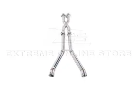 B-ext-mp092 Aftermarket Products Stainless Steel Upgrade 2.5ftft X-pipe For 09-13 Chevrolet Corvette C6 6.2l V8 Ls3