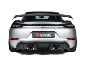 Akrapovic 3831113591430 2020 Porsche Cayman Gt4 718 Slip-on Race Line Titanium Req Tips