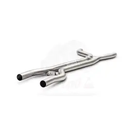 L2216742 Akrapovic 17-19 Alfa Romeo Giulia Quadrifoglio Evolution Link Pipe Set Titanium
