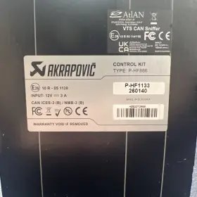P-hf1133 Akrapovic Sound Kitcontrol Kit Bmw F90 M5 2018-2023