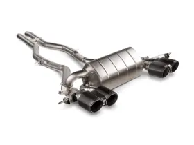Akrapovic S-bm/t/21h Slip-on Line For Fits 2021 Bmw M3 G80 And M4 G82 - Titanium