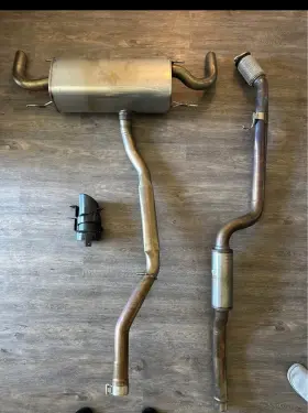 Alfa Romeo 203404571827 Giulia Stock Exhaust 100 Miles Driven With Tips