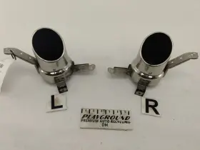 328.al1g17 Alfa-romeo Giulia Pair Of Chrome Exhaust Tips Fits 2017 2018 2019