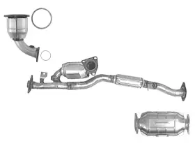 133020 Apm Front And Rear Catalytic Converters Infiniti I30 00-01 3.0l California Emissions