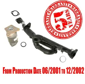 133768 Apm Front Firewall Converter W Y Pipe And Gaskets For Nissan Maxima Infinity I35