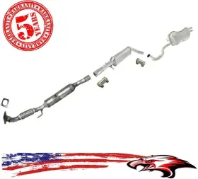 133815 Apm Converter Muffler Exhaust System For Volkswagen Beetle 99-03 And Golf 00-02 1.8l