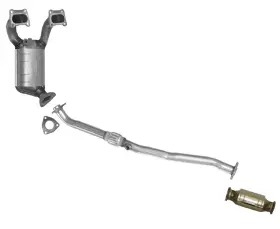 134379 Apm Fits 1997-1999 Sentra 1.6l Federal Emissions Front And Rear Catalytic Converters