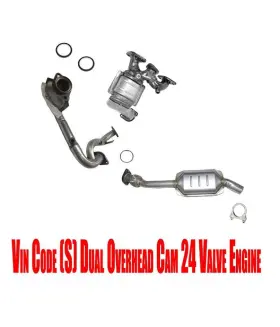 143657 Apm Manifold Front And Rear Catalytic Converters For Ford Taurus 3.0l Dohc 24v 00-04