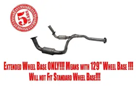 145927 Apm Trailblazer Ext Envoy Xl Rainer 5.3l With 129 Inch Wheel Base Catalytic Converter