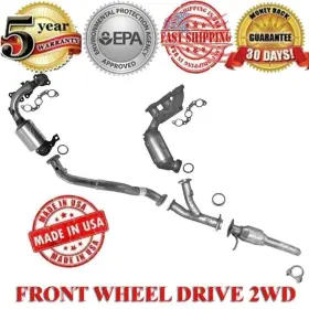 156675 Apm Catalytic Converters Engine Y Pipe Fits 2004-2007 Toyota Highlander 3.3l